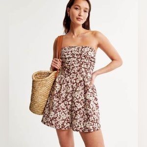 Abercrombie Emerson Ruched Romper Tall